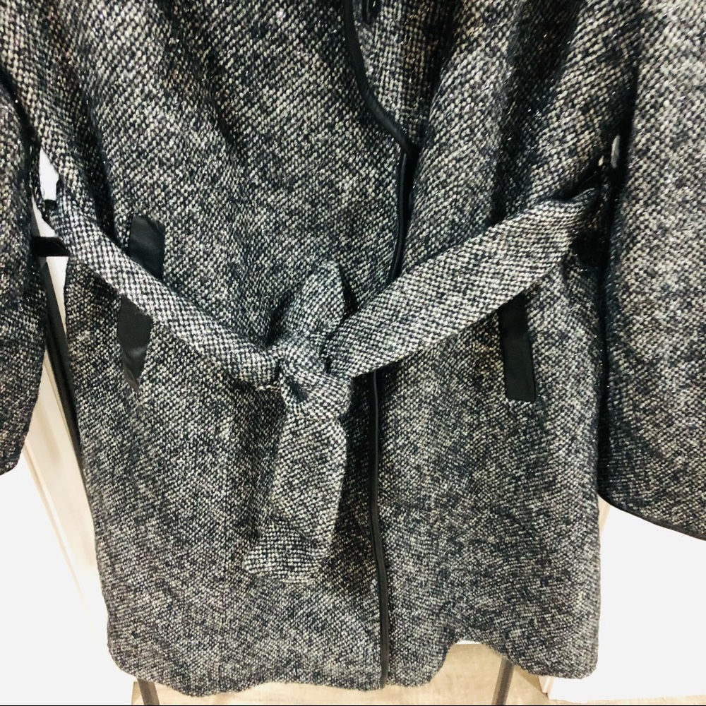 BGSD Black Sparkly Tie Coat - Picture 11 of 14
